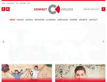 Tablet Screenshot of connectcollege.nl